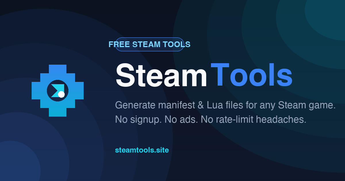 What is the SteamTools Manifest Generator?